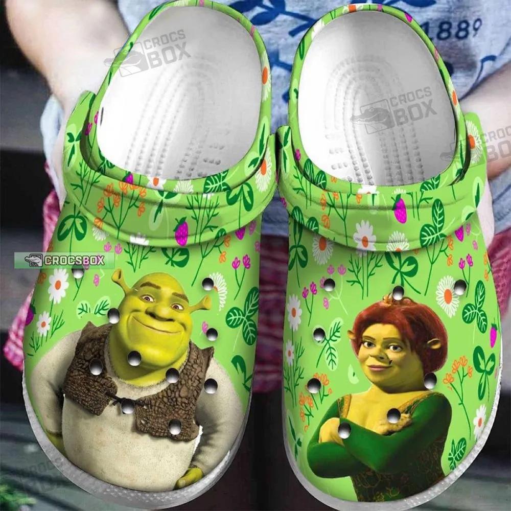 Fiona And Shrek Crocss Shrek Crocss Adults - Hearthtops Store