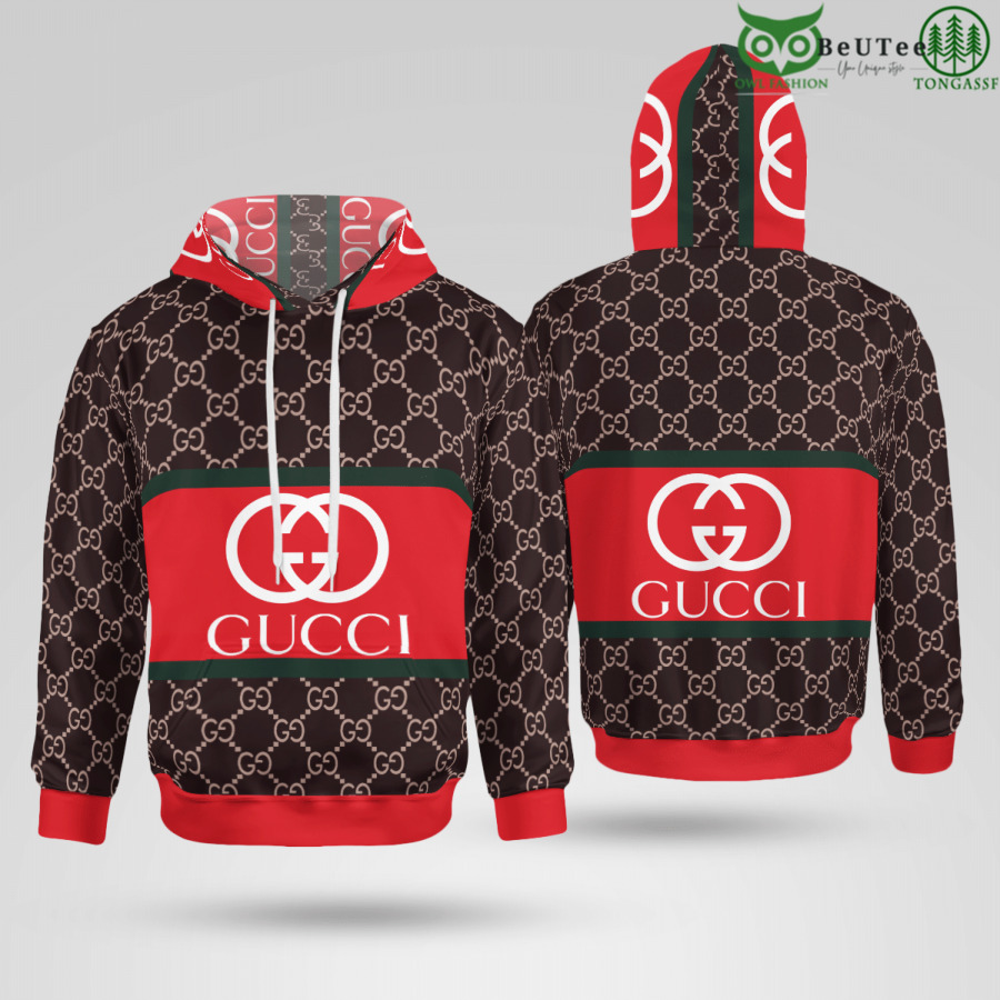 004wU6UP 81 Limited Edition Gucci Luxury Classic Big Logo Brand 3D Hoodie