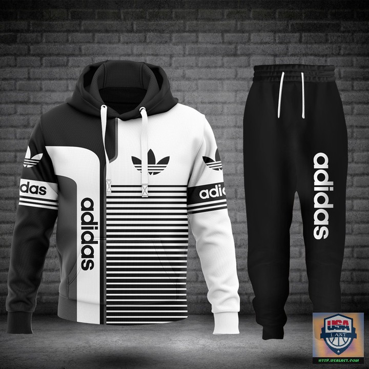 0580JANq T080822 02xxxAdidas Luxury Hoodie Pants 02