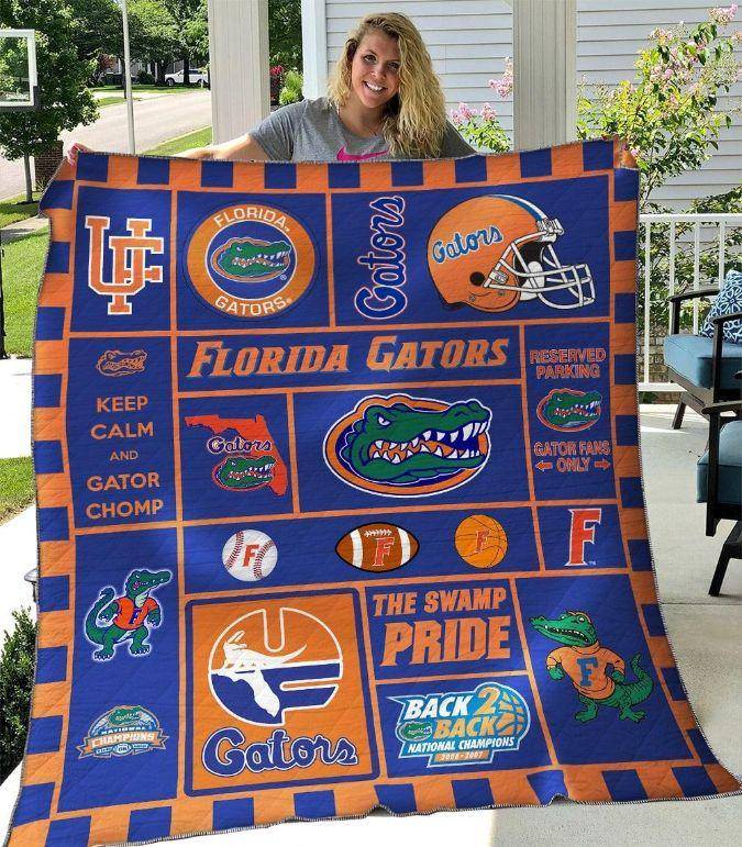 06 Florida Gators Quilt Blanket M3