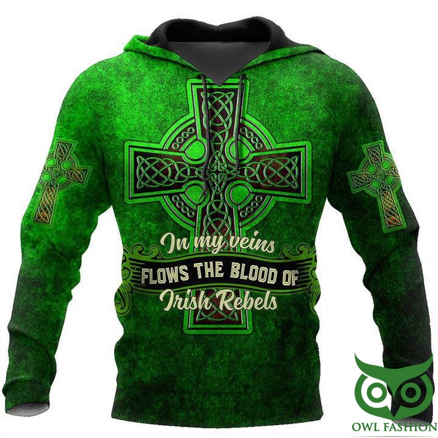 0KP8nOnT 27 Saint Patrick Irish in my veins Hoodie