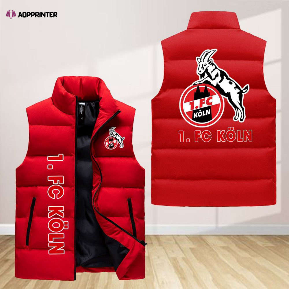 1 fc koln sleeveless puffer jacket custom for fans gifts