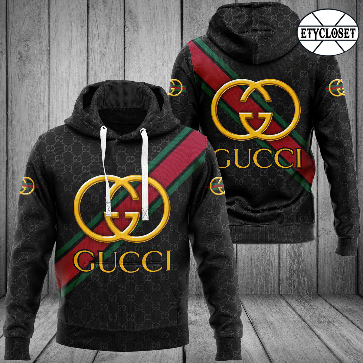 133254161030724774 gucci black unisex hoodie for men women luxury brand clothing clothes outfit 216 hdluxorg5m