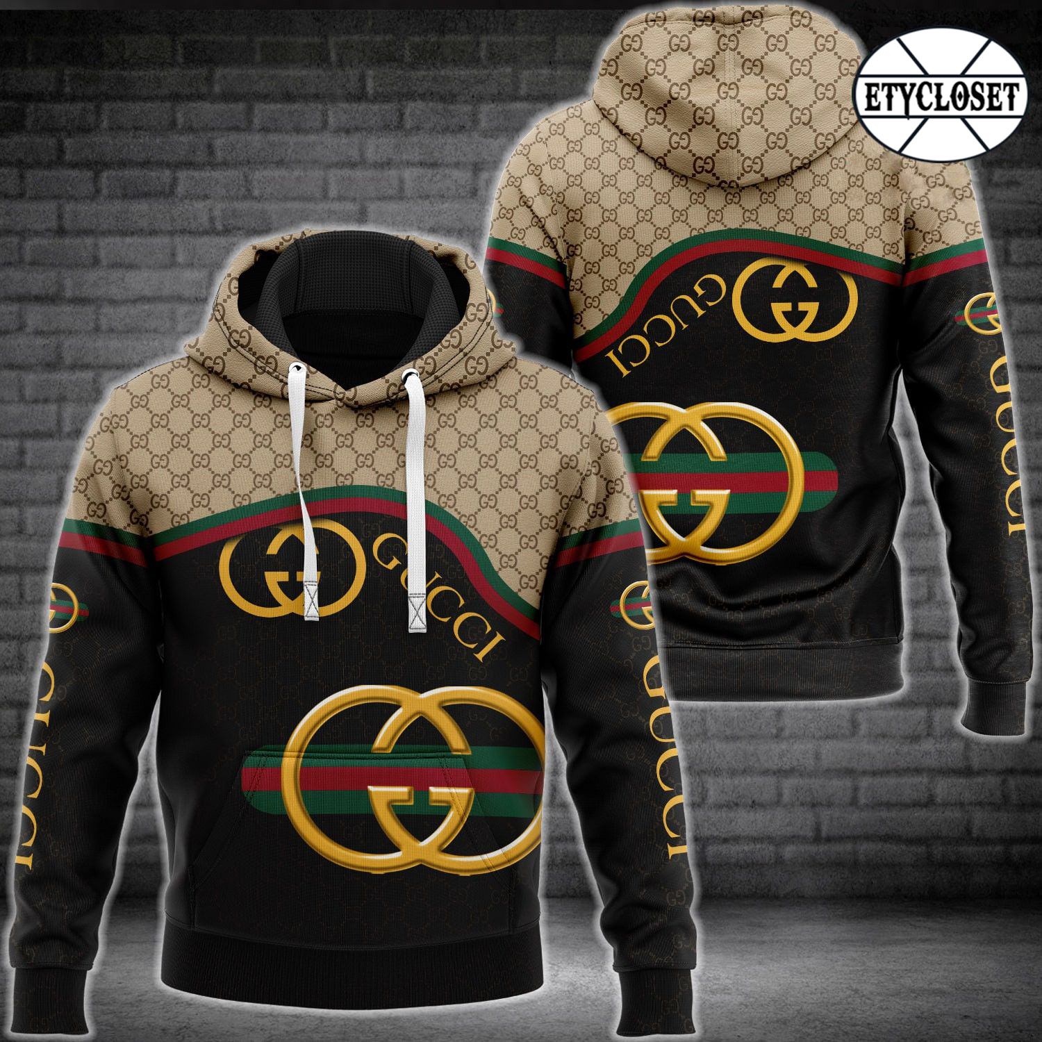 133254161053984488 gucci black unisex hoodie for men women luxury brand clothing clothes outfit 218 hdluxnoxsu