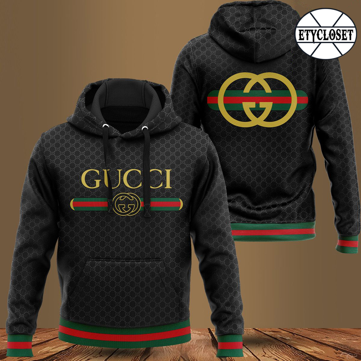 133254161084536921 gucci black unisex hoodie for men women luxury brand clothing clothes outfit 230 hdluxsxv5t