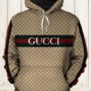 133254161194670126 gucci brown stripe unisex hoodie for men women luxury brand clothing clothes outfit 364 hdluxgm8yl