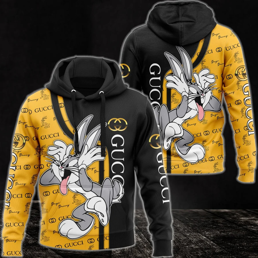 133254161462705235 gucci bugs bunny cartoon unisex hoodie for men women luxury brand clothing clothes 132 hdluxwhkvw