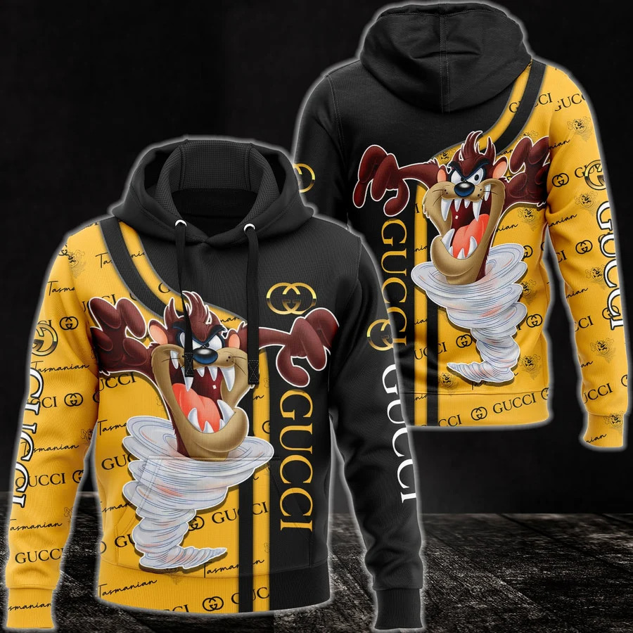 133254163137397158 gucci tasmanian devil cartoon unisex hoodie for men women luxury brand clothing clothes 136 hdluxkdsov