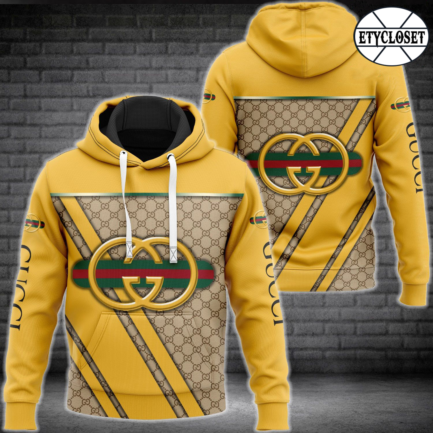 133254164333855272 gucci yellow unisex hoodie for men women luxury brand clothing clothes outfit 223 hdluxp9mqf