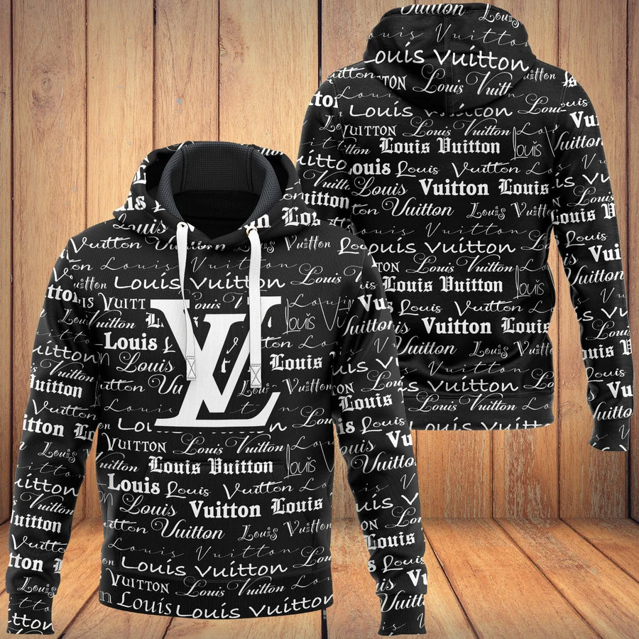 133254164692085677 louis vuitton black unisex hoodie for men women lv luxury brand clothing clothes outfit 77 hdlux7sxqg