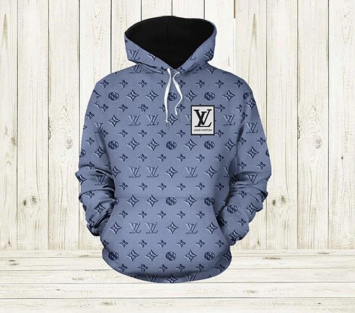 133254164827937803 louis vuitton blue unisex hoodie for men women luxury brand lv clothing clothes outfit 343 hdluxaotk4