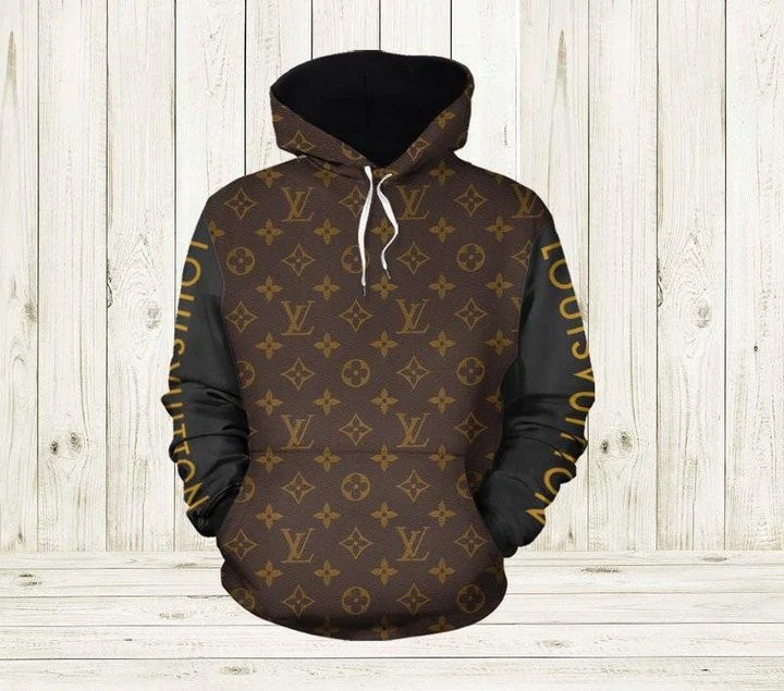 133254165044300782 louis vuitton brown unisex hoodie for men women luxury brand lv clothing clothes outfit 349 hdluxkylya