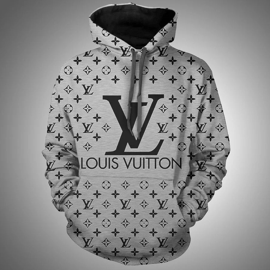 133254165542902696 louis vuitton grey unisex hoodie for men women luxury brand lv clothing clothes outfit 332 hdluxicrjl