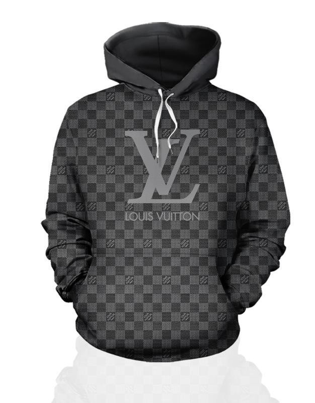 133254165558245499 louis vuitton grey unisex hoodie for men women luxury brand lv clothing clothes outfit 347 hdluxhfbqc