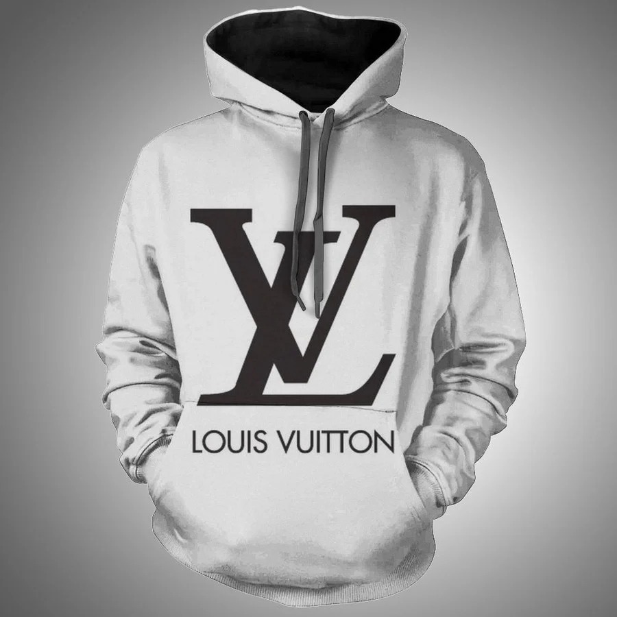 133254166532528122 louis vuitton white unisex hoodie for men women luxury brand lv clothing clothes outfit 327 hdluxuoyap