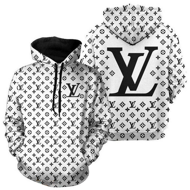 133254166581880804 louis vuitton white unisex hoodie for men women lv luxury brand clothing clothes outfit 175 hdlux9attn