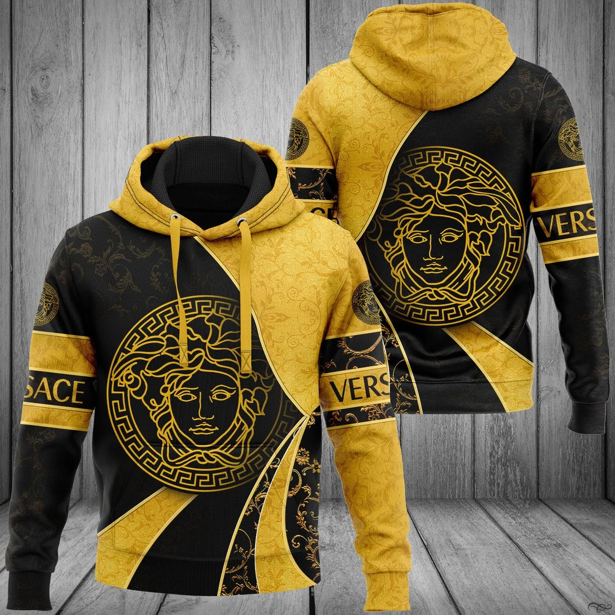 133256731935204667 buy gianni versace yellow unisex hoodie for men women luxury brand clothing clothes outfitkv11f