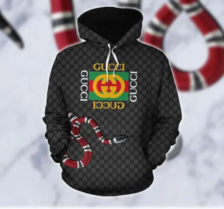 133256732400897772 buy gucci black snake unisex hoodie gucci logo hoodie for men womenzcjyu