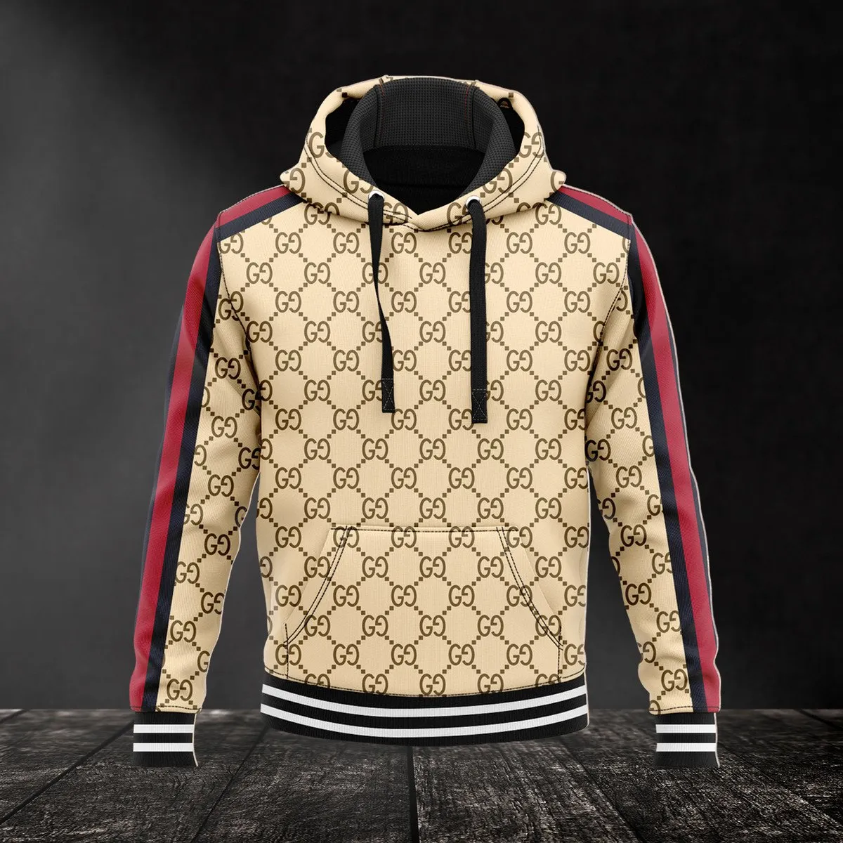 133256732564302140 buy gucci brown hoodie luxury brand clothing clothes outfit for men hoodie outfit for men and womenwptmi