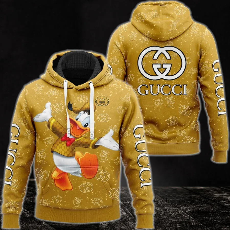 133256732744559278 buy gucci donald duck unisex hoodie for men women luxury brand clothing clothes disney giftsoy8ev