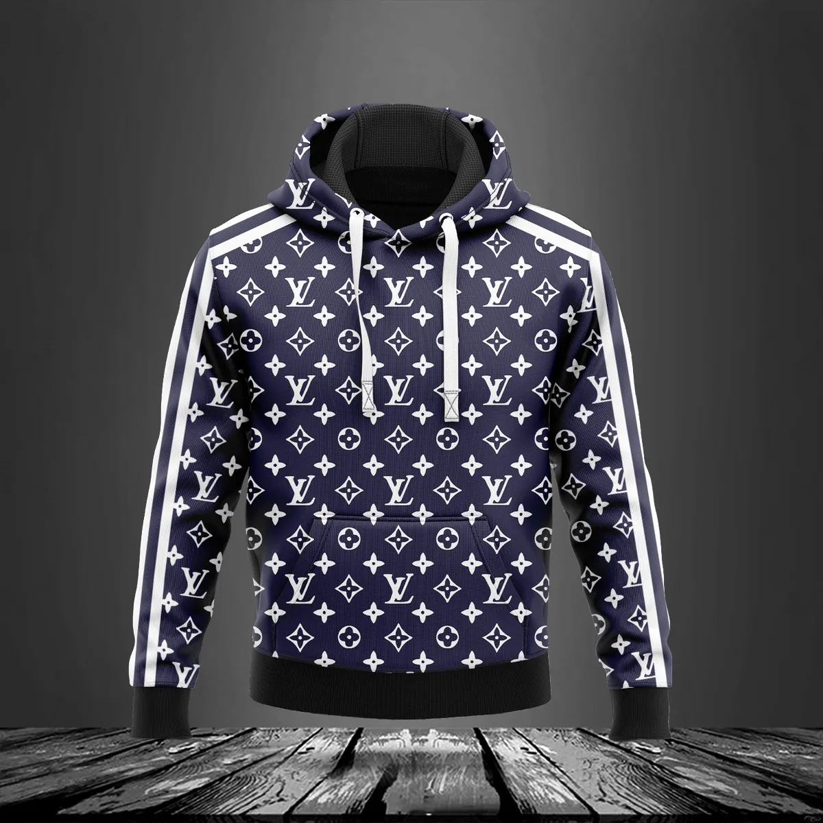 133256735594807693 buy louis vuitton blue hoodie lv luxury clothing clothes outfit for menbjci7