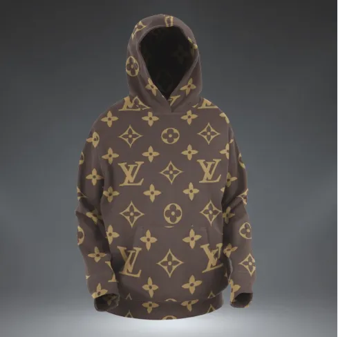 133256735992220844 buy louis vuitton lv brown hoodie luxury brand hoodie for mene0kue