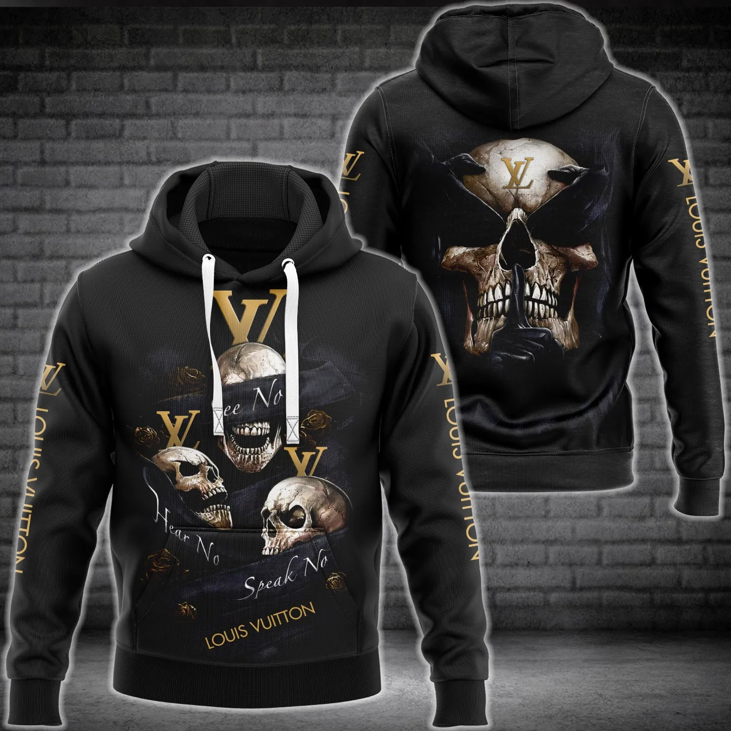 133256736180010994 buy louis vuitton skull hoodie lv luxury clothing clothes outfit for menfl5cw