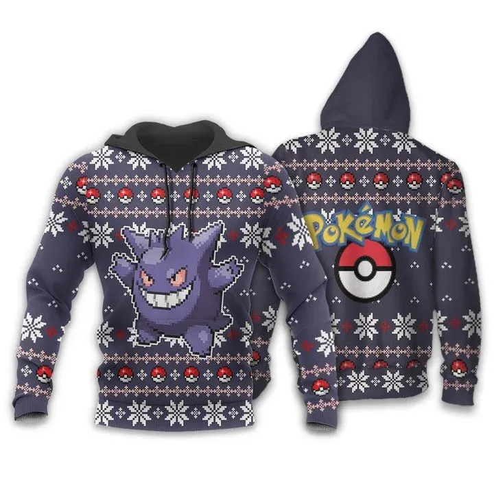 133256736420648927 buy pokemon ugly christmas sweater custom gengar xmas gifta7bws