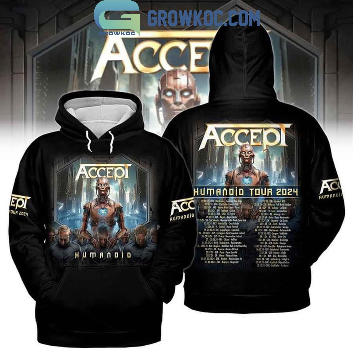 2024 Accept Humanoid Tour Schedule Fan Hoodie Shirts 1 th5JC