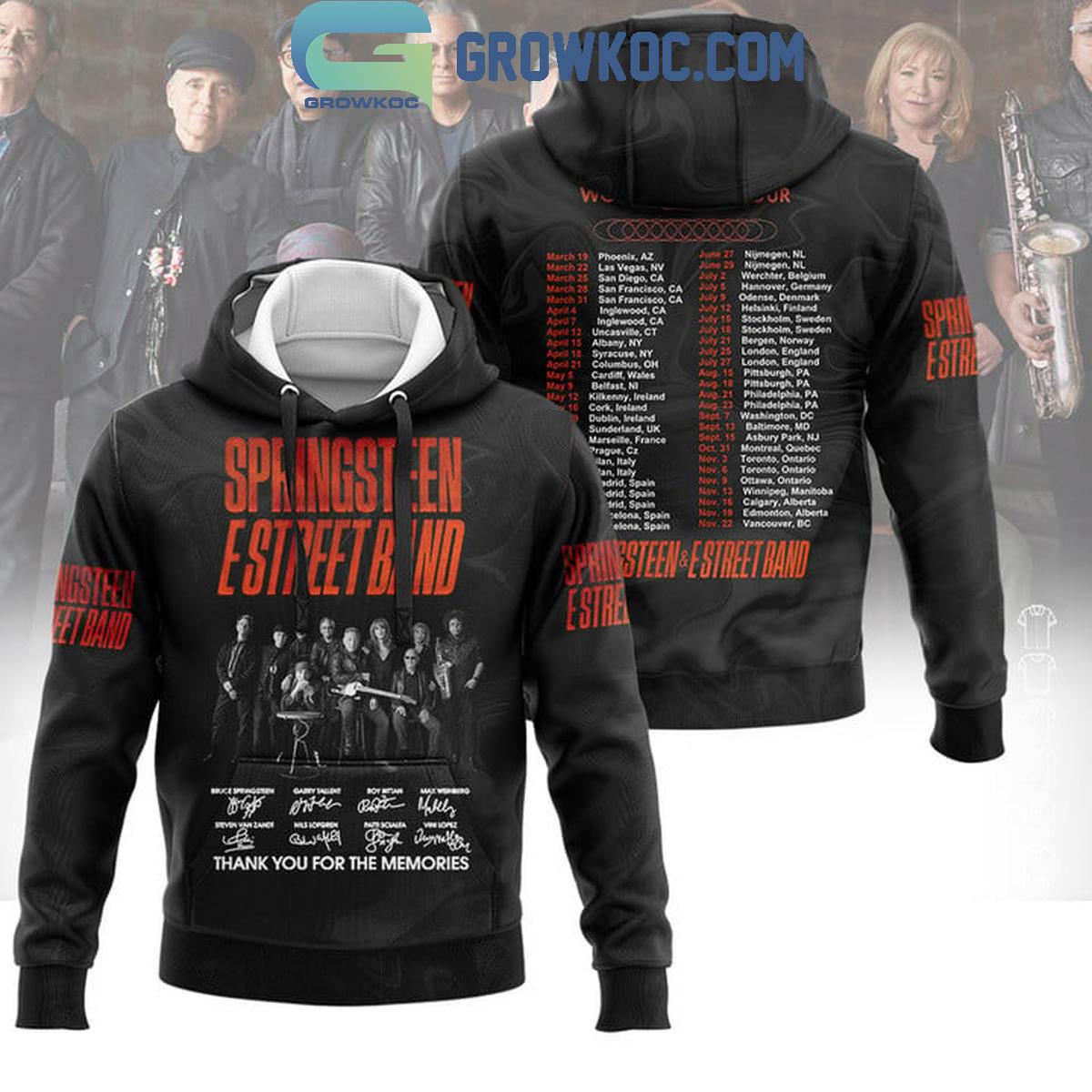 2024 Bruce Springsteen And E Street Band World Tour Thank You Hoodie Shirts 1 akh2S