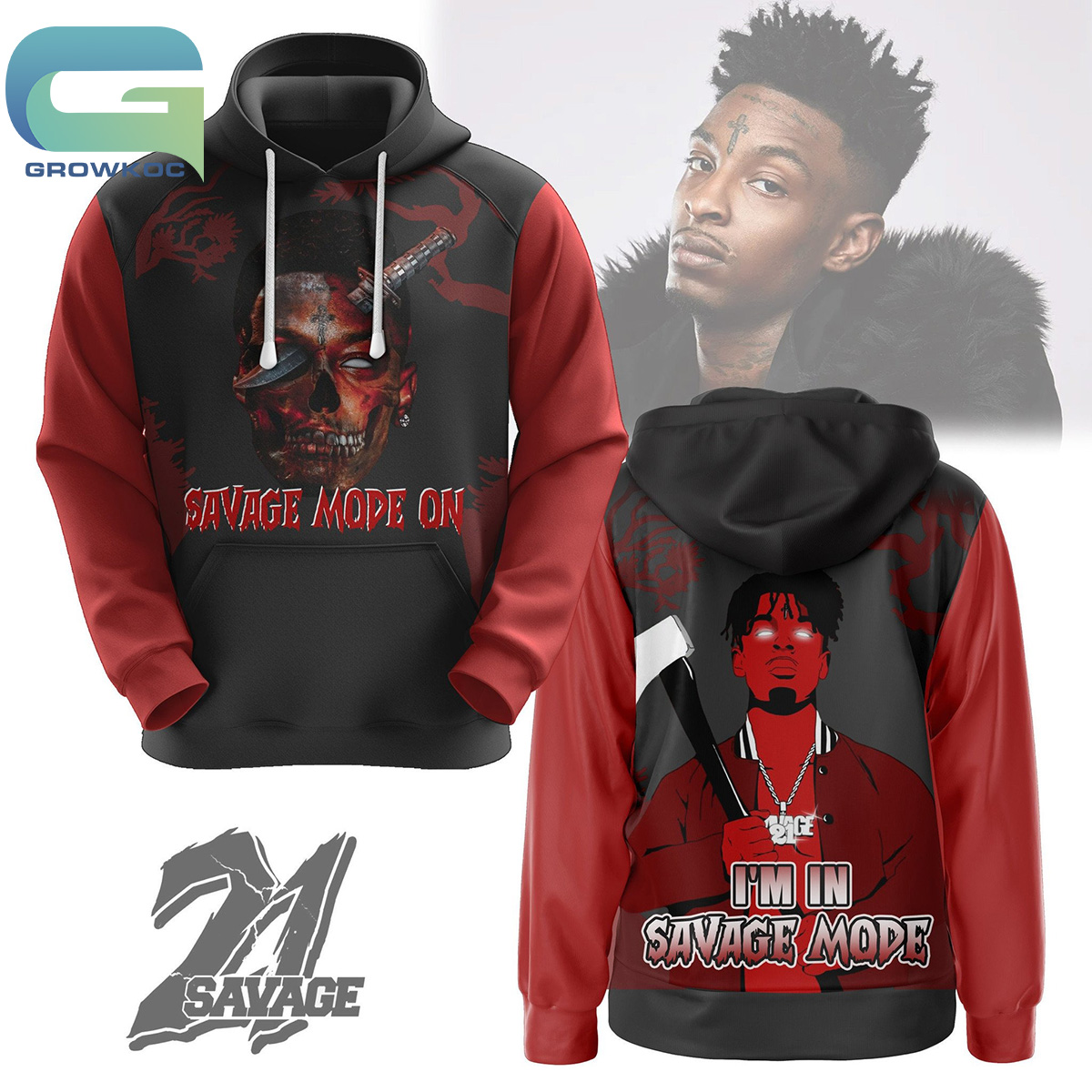 21 Savage Im In Savage Mode Fan Hoodie Shirts2B1 2b7Pk