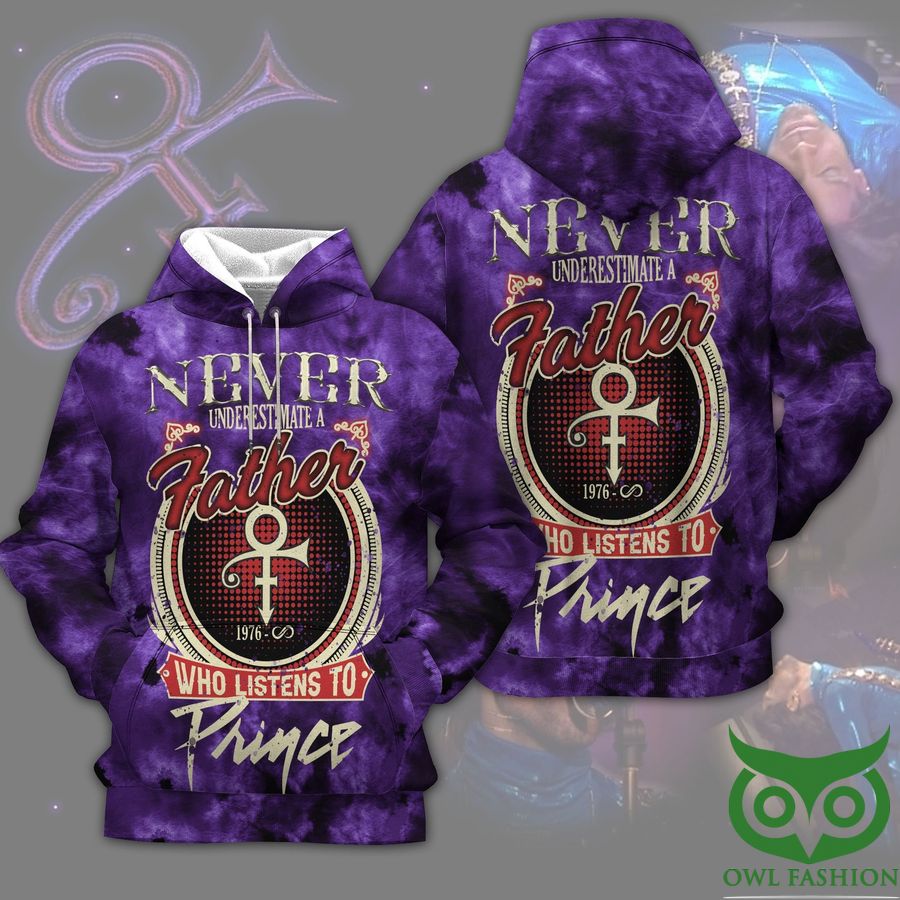 2Pp1d6Q6 16 Personalized The Artist Prince Never Underestimate Purple Hoodie