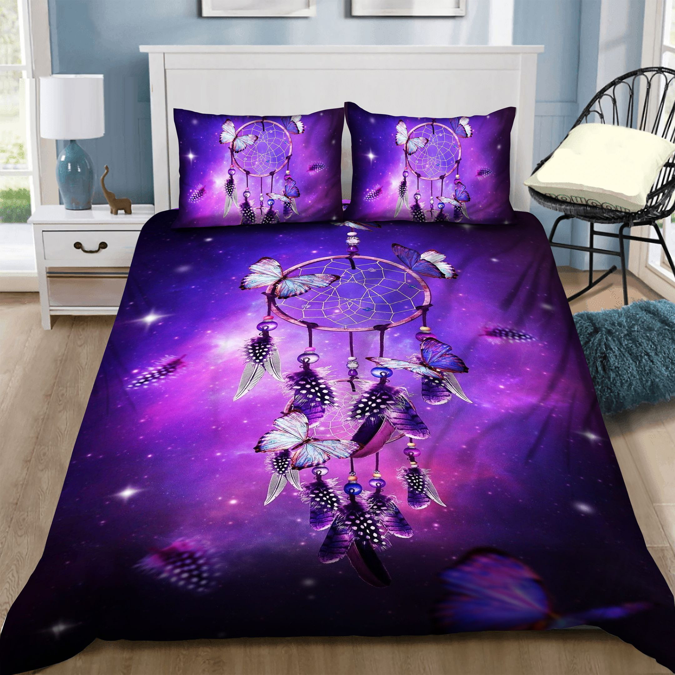 3d butterfly on the dreamcatcher duvet cover bedroom sets comfortable bedding sets nqrw3