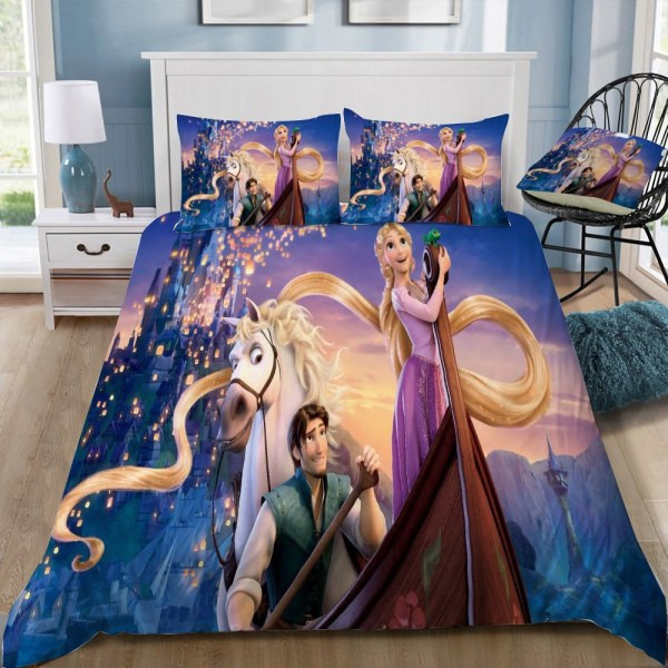 3d disney movie tangled duvet cover bedroom sets comfortable bedding sets mddza