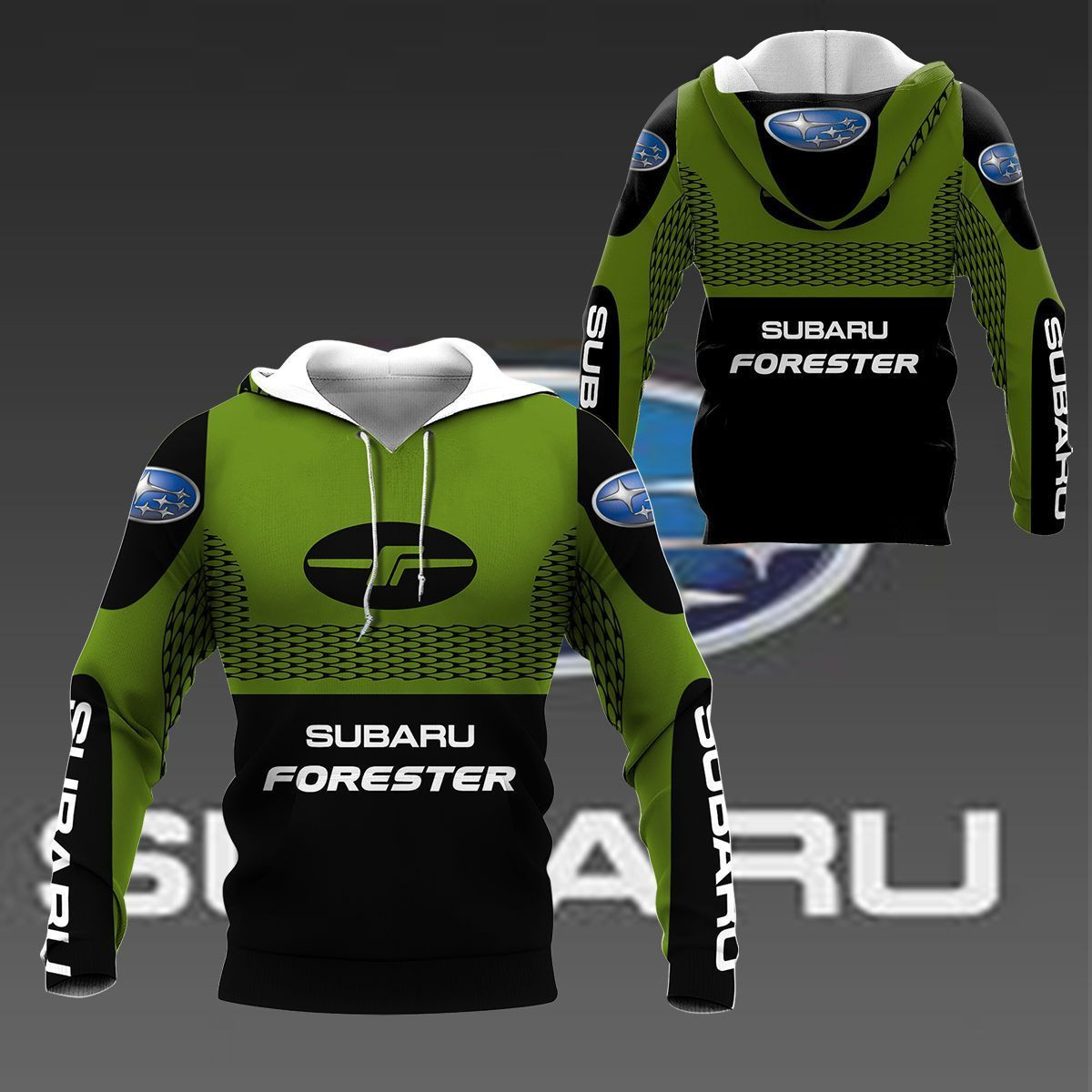 3d all over printed subaru forester shirts ver 1 moss green 5jz5hzicso