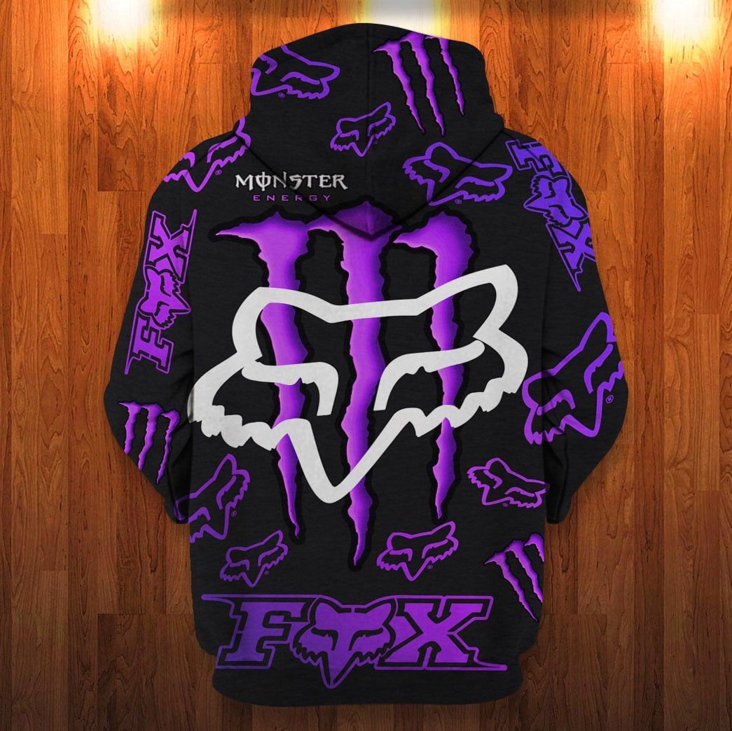 3d hoodie purple fox racing tu q8o4brmced