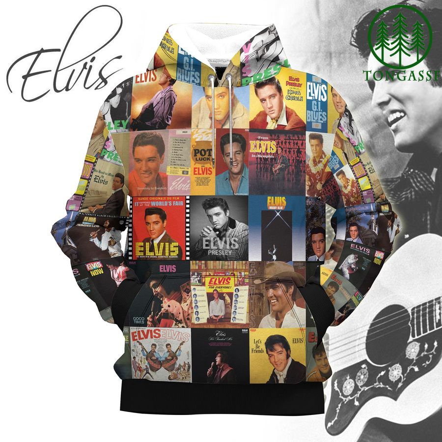 54 The King Elvis Presley moments 3d Hoodie