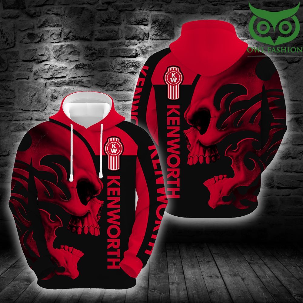 7buGdMl1 6 Kenworth Trucks Skull Hoodie 3D