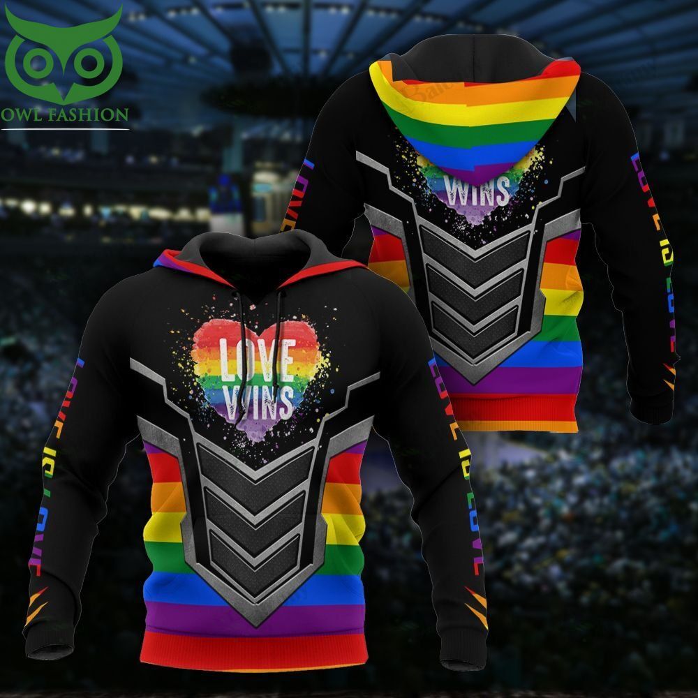 8oX6bgdf 21 LGBT Love Wins 3D Hoodie