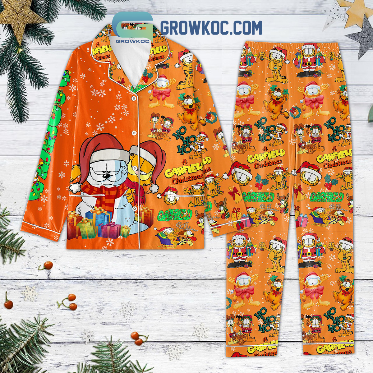 A Garfield Christmas Pajamas Set2B1 jwCS0