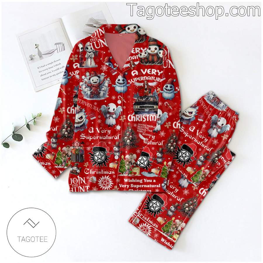 A Very Supernatural Christmas Men Womens Pajamas Set e371e5 0