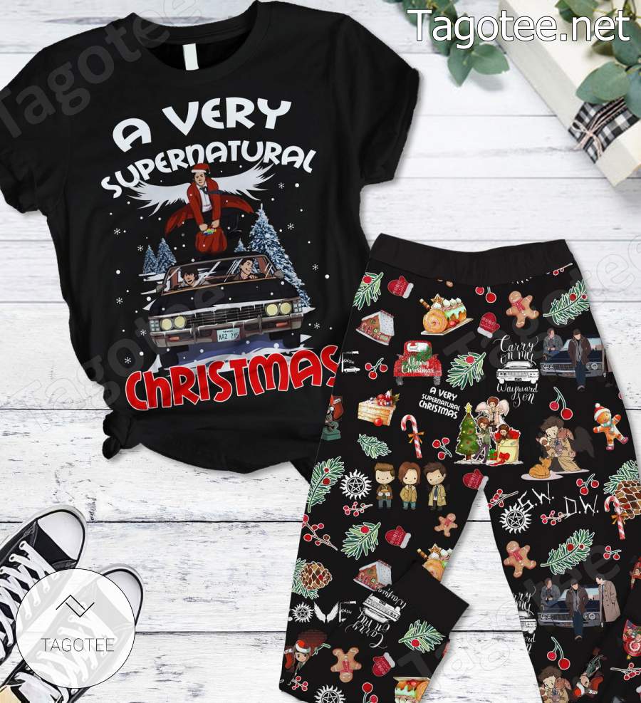 A Very Supernatural Christmas Pajamas Set