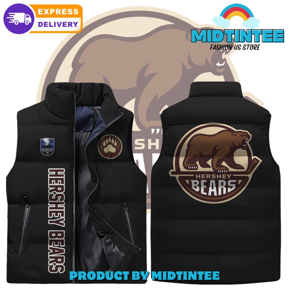 AHL Hershey Bears New Sleeveless Puffer Jacket 1