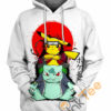 Adorable Naruto Pikachu Sport All Over Print Hoodie 3D 0