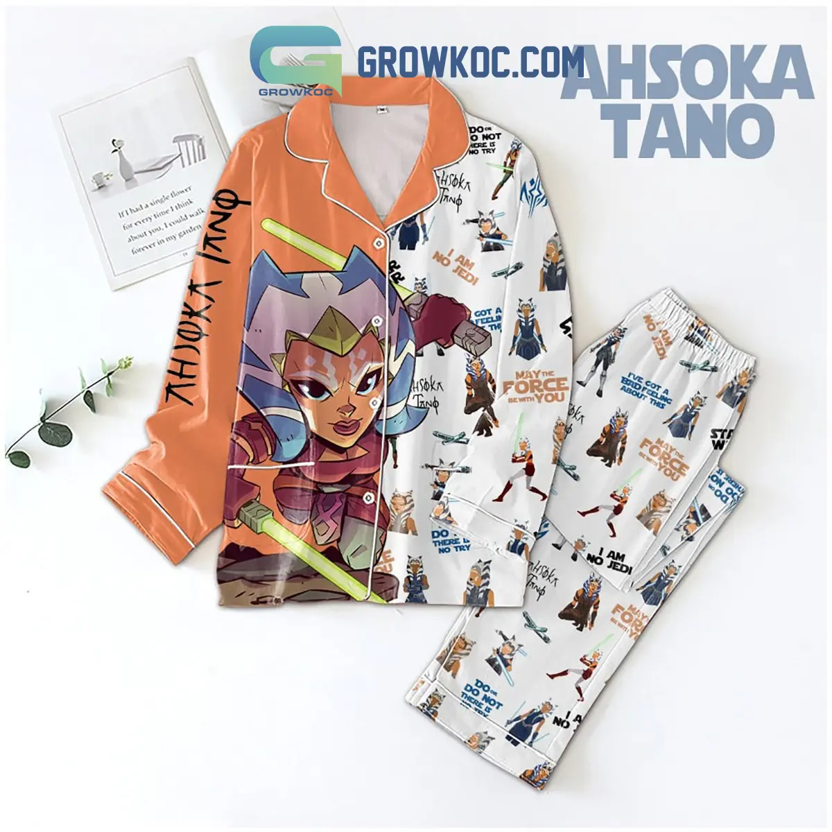 Ahsoka Tano May The Force Be With You Pajamas Set2B1 yu0qA