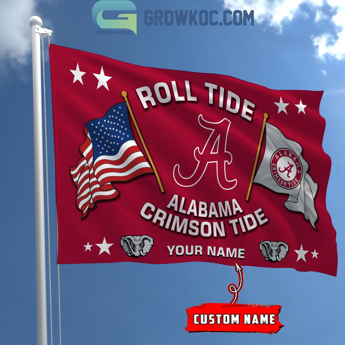 Alabama Crimson Tide 2024 Roll Tide Personalized Flag 1 99DqG