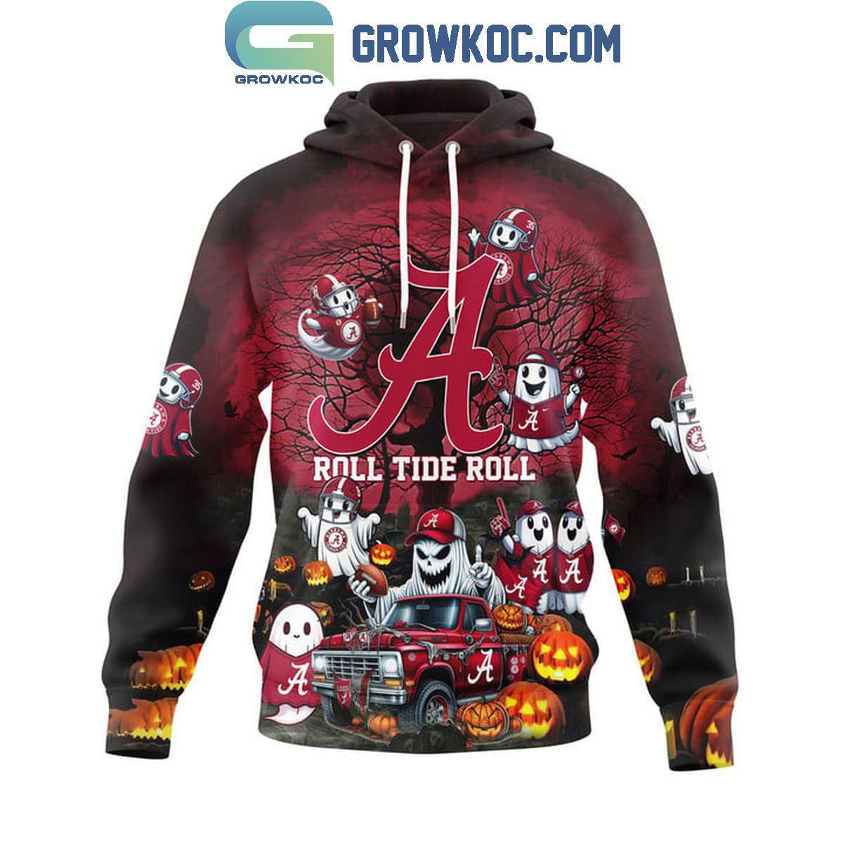 Alabama Crimson Tide Roll Tide Roll Halloween Ghost Story Hoodie T Shirt 1 fQCEa