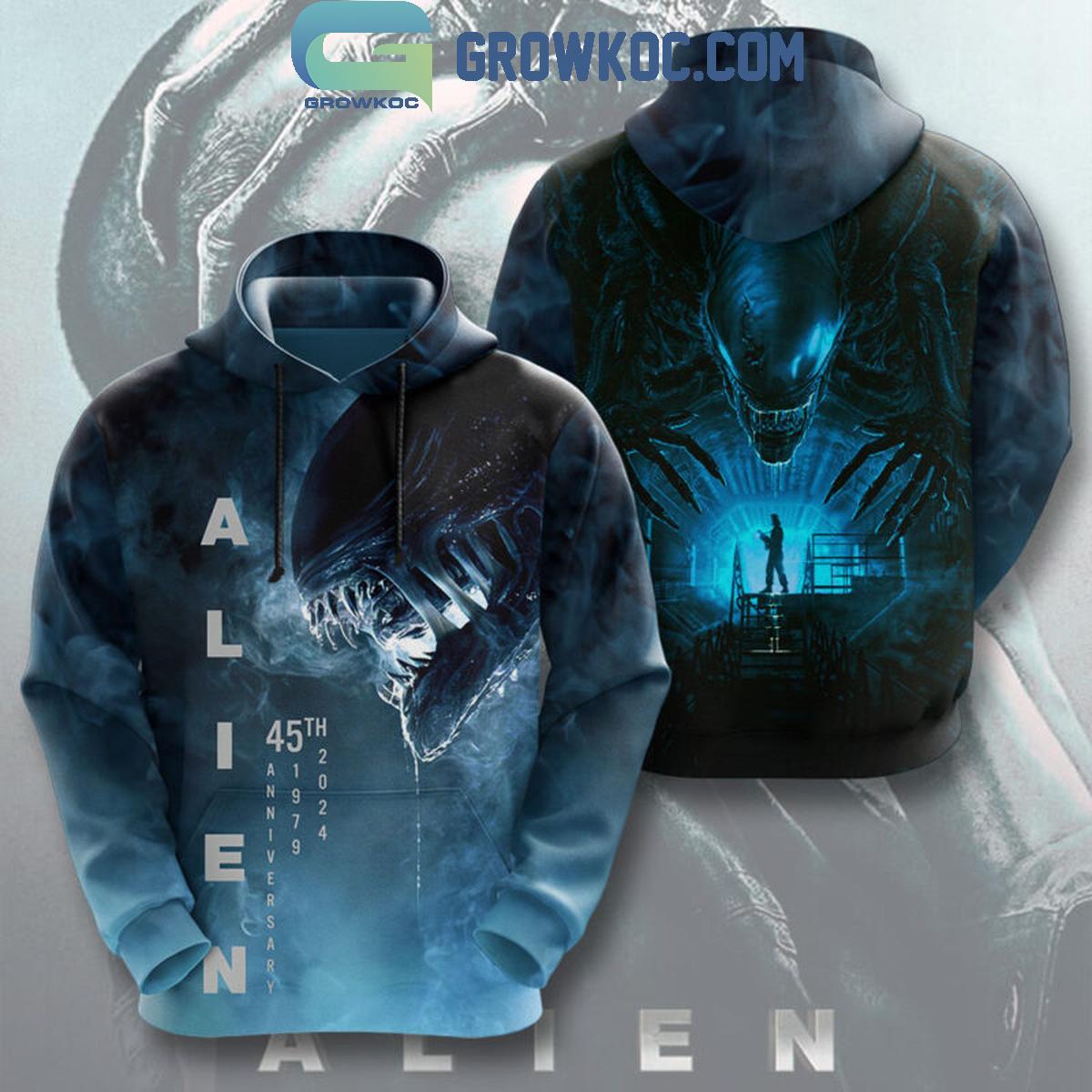 Alien 45th Anniversary From 1979 To 2024 Hoodie T Shirt 1 kOSdM