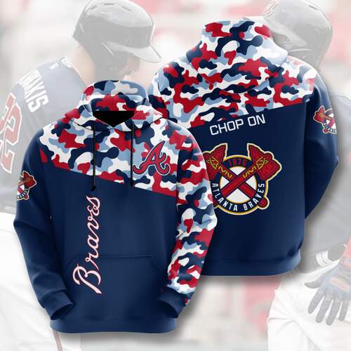 All Over Print Sport Hoodie Featuring Atlanta Braves Team 0