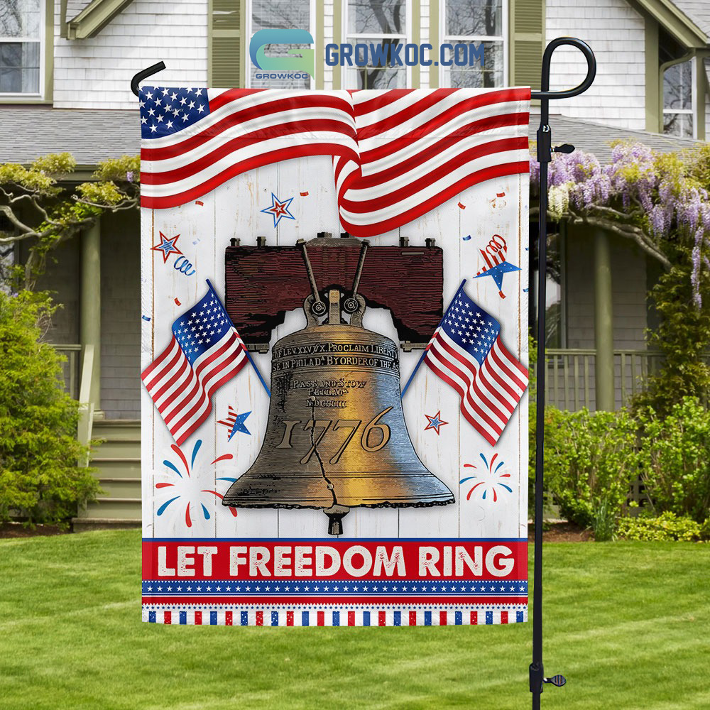 American Let Freedom Ring House Garden Flag2B1 bgoe5